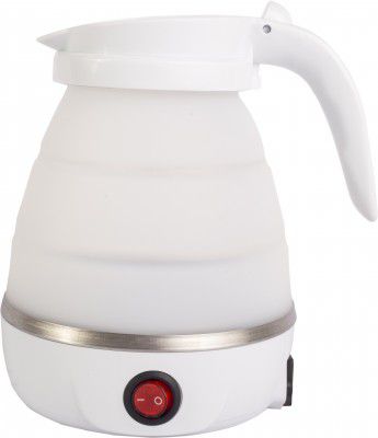 koynas Electric Foldable Kettle, 600ml (0.6 L, White)