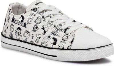 Kraasa Canvas Shoes For Women (White)
