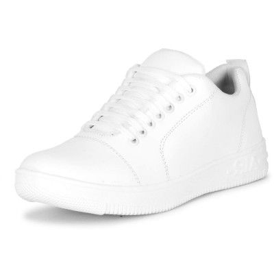 Kraasa ReviveRetro White Sneakers for Men