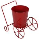 Kraft Seeds Presents 2 Wheel Pot Stand with Red Pot Suitable for Home and Garden Use...
