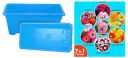 Kraft Seeds Plastic Window Planters (1 Pc, 14 Inch, Blue) Fresh Flower Seeds (7 Packets, Mix,1gm Each)...