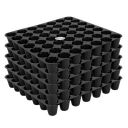 Kraft Seeds Seedling Tray, Black, 26cm x 28cm x 3.8cm Pack of 5...