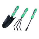 Kraft Seeds Sunya Tool Combo Pack of 3 Gardening Green Plastic Handle Weeder, Big Trowel and Cultivator – Heavy Garden Cultivating Tools for Garden Lovers...