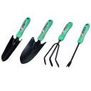 Kraft Seeds Sunya Tool Combo Pack of 4 Gardening Green Plastic Handle Weeder, Small Trowel, Big Trowel and Cultivator – Heavy Garden Cultivating Tools for Garden Lovers...