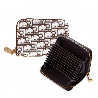 Kraptick Card Holder for Women (Brown)