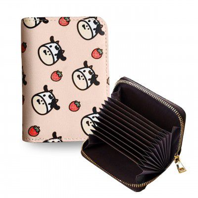 Kraptick Card Holder for Women - Elegant and Versatile Card Organizer-DMFP96- (Pink)