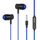 Kratos E02 Blue Wired Earphones with 3.5mm Jack in-line Mic Control...