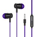 Kratos E02 Purple Wired Earphones with 3.5mm Jack in-line Mic Contro...