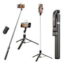 Kratos K9 Selfie Stick Tripod With Light, 67 inch /170CM Reinforced Tripod...