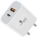 Kratos Power 45W Fast Charger Adapter with Dual Output (USB + Type C) Supports PD Charging via Type C Port...