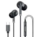 Kratos Tune V5 C Type Earphones Wired, 13mm Bass Drivers Earphone, Inline Control Type c Headphones with Mic...