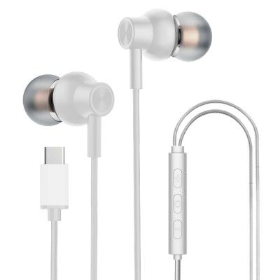 Kratos Tune V6 C Type Earphones Wired, Deep Bass Drivers Earphone
