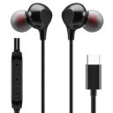 Kratos Type C Earphone with 13 mm Driver, Tangle Free 1.2 Mtr Nylon Braided Wire, in-Line Volume Controller, Ultra Light C Type Earphones...