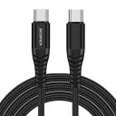 Kratos Type C to Type C Fast Charging Cable 1.2M Unbreakable Nylon Braided C to C cable fast charging ...
