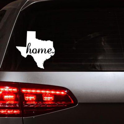KREEPO Decals Stickers Home (Pack of 2) Car Bike Bumper Hood Window Waterproof White (25X25CM)
