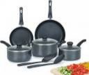 Kreme 5pcs Set Combo Non-Stick Coated Cookware Set  (Aluminium, 7 - Piece)...