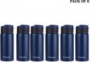 Kreme BUNNY BLU 400ML PK6 400 ml Bottle (Pack of 6, Blue, Steel)...