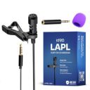 Kreo Lapl Lapel Mic with Extra Long Cable | Collar Mic for YouTube, Streaming, Videos | Plug and Play Microphone with 3.5mm Jack and Omnidirectional Pickup for Super Clear Sound | for Video Recording...