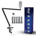 Kreo Rod mic stand boom arm stand for microphone mic arm stand for condenser mic microphone stand for recording studio mic holder for podcast (Boom Arm)...