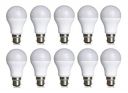 KRIKAV 9W b22d LED White Bulb, Pack of 10 Combo Offer by Online Village India...