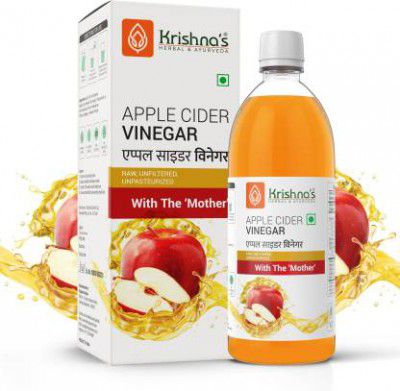 Krishnas Herbal & Ayurveda Apple Cider Vinegar | Helps in Digestion & Boosts Metabolism