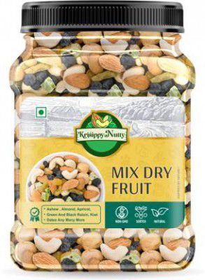 KrisippyNutty Mixed Dry fruits Almonds, Cashews, Raisins, Apricots, Kiwi, Dates (500 g)