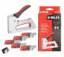 KROST Kangaro Miles Metal Body Ts-623 Staple Gun Tacker With 5000 Staples (Medium, Red)...