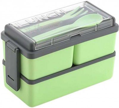 krupify Double Decker Plastic Lunch Box