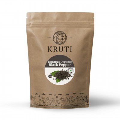 Kruti Koraput Organic Black pepper Whole 100 gm