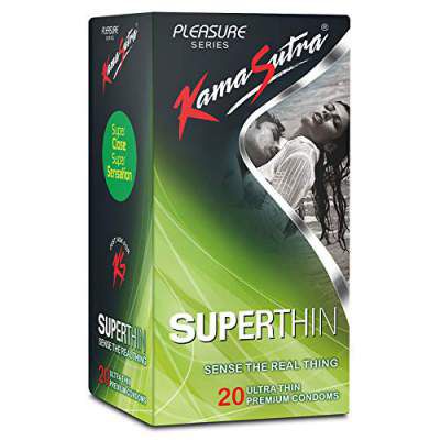 KS Superthin Condoms for Men, 20 Count