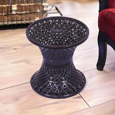 Kuber Industries 1 Pcs Plastic Seating Stool | Brown