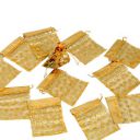 Kuber Industries 10 Piece Cotton Eyelashpotli, Golden...