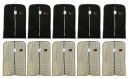Kuber Industries 10 Piece Non Woven Coat Cover, Black and Cream...
