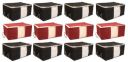 Kuber Industries 12 Piece Non Woven Underbed Storage Organiser Set, Extra Large, Maroon and Black...