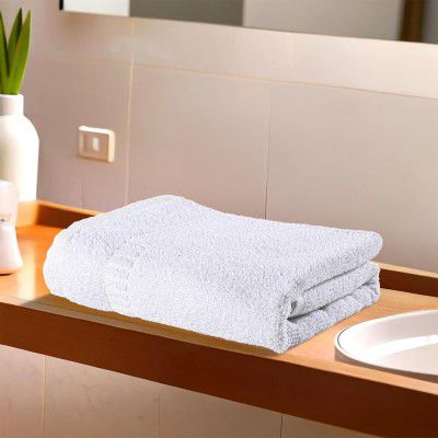 Kuber Industries 19x38 Inch Soft Cotton Hand/Face Towel | White
