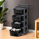 Kuber Industries 4 Layer Heavy Duty Plastic Storage Drawer...
