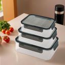 Kuber Industries Airtight Kitchen Container Set of 3-400ml, 900ml, 1600ml ...