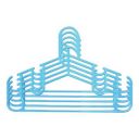 Kuber Industries Baby Clothes Hanger|Heavy-Duty Plastic Baby Hanger|Hangers for Wardrobe, Closet|Pack of 5 (Sky Blue)...