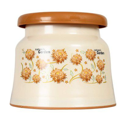Kuber Industries Bathroom Stool|Plastic Stool for Bathroom|Anti-Slip with Strong Bearing|Cream