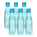 Kuber Industries BPA-Free Plastic Water Bottle | Pack of 6 - Blue...