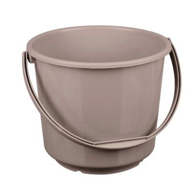 Kuber Industries Bucket | Plastic Bucket for Mopping | 5 LTR | Brown