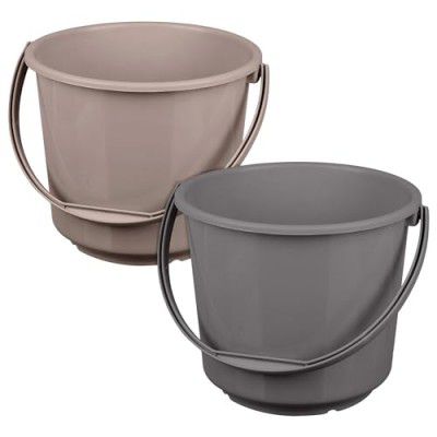Kuber Industries Bucket | Plastic Bucket for Mopping | Pack of 2 | Multi
