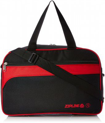 Kuber Industries Canvas 43 cms Red Travel Duffle (TRAVEL03128)