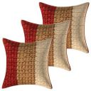 Kuber Industries Checkered 3 Piece Cotton Cushion Cover - 17x17, Multicolour...
