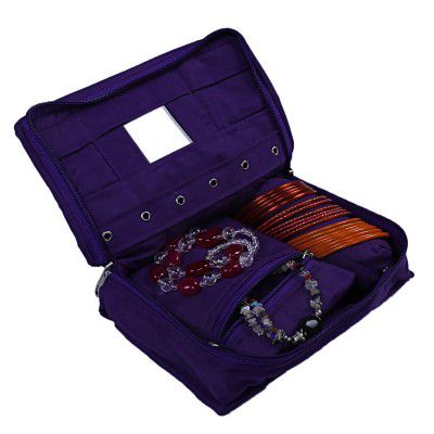 Kuber Industries Cotton 1 Piece Jewellery kit (Purple) -CTKTC5908