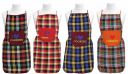 Kuber Industries Cotton 4 Pieces Waterproof Apron with Front Pocket (Multi) -CTKTC28857...