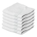 Kuber Industries Cotton 400 GSM 6 Pieces Face Towel 14x21” Set (White) -CTKTC8612 (CTKTC08612)...