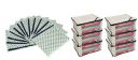Kuber Industries Cotton 6 Piece Combo Saree Cover and 12 Piece Single Saree Cover, Cream...
