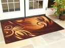 Kuber Industries Country Modern Door Mat/Floor Mat|Solid Print & Cotton Material|Water Absorbent & Easy to Wash|Size Large 71 X 47 Cm (Brown), Large Rectangle...