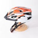 Kuber Industries Cycling Helmet with Detachable Visor|Helmet for Mountain, Road Bike & Skating|Breathable & Adjustable Bicycle Helmet|Ideal for Adults and Kids (Orange & White)...